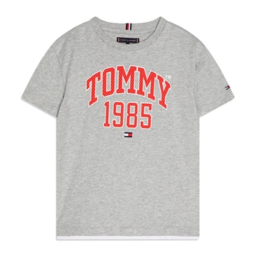 Tommy Hilfiger Boys Tee Varsity 08206 Light Grey Heather